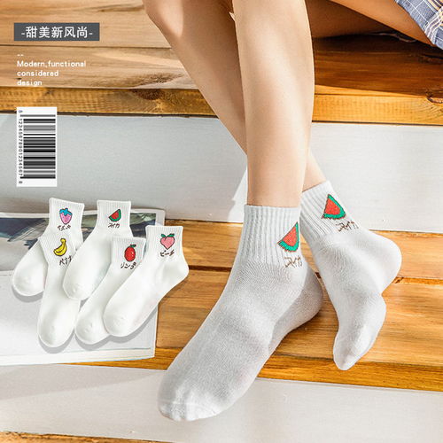 袜子女韩版中筒春夏季薄款学生可爱原宿风短袜女士袜子