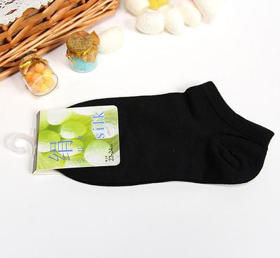 包邮 春夏季桑蚕丝船袜真丝隐形袜女 优质绢丝舒适防出汗无臭袜