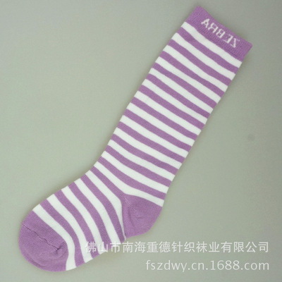 【广东佛山厂家生产定做棉质童袜 长筒袜 OEM定做加工】价格,厂家,图片,袜子,佛山市南海重德针织袜业-