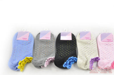 外贸纯棉女袜批发 可爱复古设计，抗菌防臭更透气